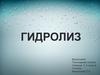 Гидролиз