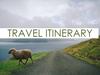 Travel itinerary