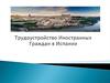 Трудоустройство иностранных граждан в Испании