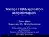 Tracing CORBA applications using interceptors