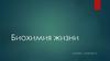 Биохимия жизни