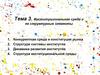Институциональная среда и ее структурные элементы. (Тема 3)