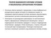 Теорія взаємного впливу атомів у молекулах органічних речовин