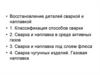 Восстановление деталей сваркой и наплавкой