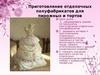 Приготовление отделочных полуфабрикатов для пирожных и тортов