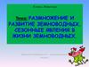 Размножение и развитие земноводных. Сезонные явления в жизни земноводных