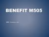 Телефон Benefit M505