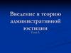 Введение в теорию административной юстиции