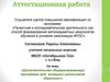 Аттестационная работа.  Дополнительная общеразвивающая программа для младших школьников «Квиллинг»