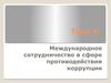 Международное сотрудничество в сфере противодействия коррупции (Тема 9)