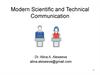 Modern Scientific and Technical Communication
