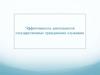 Эффективность деятельности государственных гражданских служащих