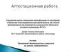 Аттестационная работа. Проектная деятельность учащихся на уроках информатики