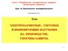 Электромагнитные, световые и ионизирующие излучения на производстве. Способы защиты