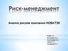 Риск-менеджмент. Анализ рисков компании НОВАТЭК