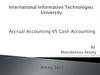 Accrual Accounting VS. Cash Accounting