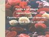 Кровь и её общая характеристика. Группы крови и резус-фактор. Интересные факты о крови
