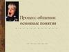 Процесс общения: основные понятия