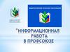 Тест. Проблемы информационной работы