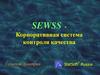 SEWSS Корпоративная система контроля качества. StatSoft Russia