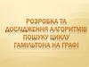 Розробка та дослідження алгоритмів пошуку циклу Гамільтона на графі