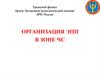 Организация ЭПП в зоне ЧС