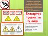 Електричні травми та їх види