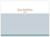 Les Articles