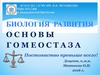 Биология развития. Основы гомеостаза