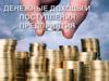Денежные доходы и поступления предприятия