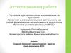 Аттестационная работа. Создание школьного научного центра – один из путей реализации ФГОС