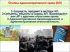 Основы адмистративного права