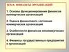 Финансы организаций