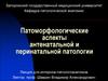 Патоморфологические аспекты антенатальной и перинатальной патологии