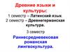 Древние языки и культуры
