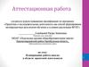 Аттестационная работа. Планирование работы школы в области проектной деятельности