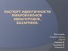 Паспорт идентичности микрорайонов Авиагородок, Бахаревка