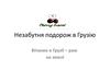 Незабутня подорож в Грузію