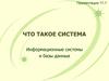 Информационные системы и базы данных. (11 класс)