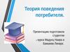 Теория поведения потребителя