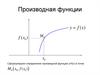 Производная функции