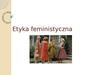 Etyka feministyczna