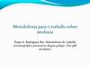 Metodoloxía para o traballo sobre neoloxía