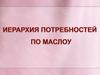 Иерархия потребностей по Маслоу