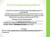 Аттестационная работа. Эссе. Проектная и исследовательская деятельность учащихся