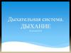 Дыхательная система человека