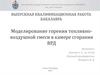 Моделирование горения топливно-воздушной смеси в камере сгорания ВРД
