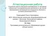 Аттестационная работа. Программа дополнительного образования кружка «Юный эколог»