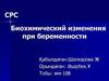 Биохимический изменения при беременности