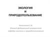 Экология и природопользование. Глобальные экологические проблемы